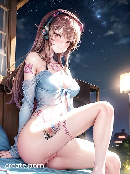 Ghost Girl 18+ Strips Down for Explicit Naked Hentai AI Image