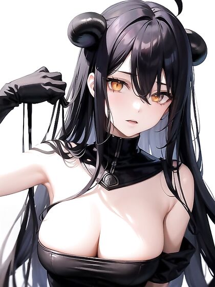 Albedo's Seductive Adventures in Erotic Hentai Hentai AI Image