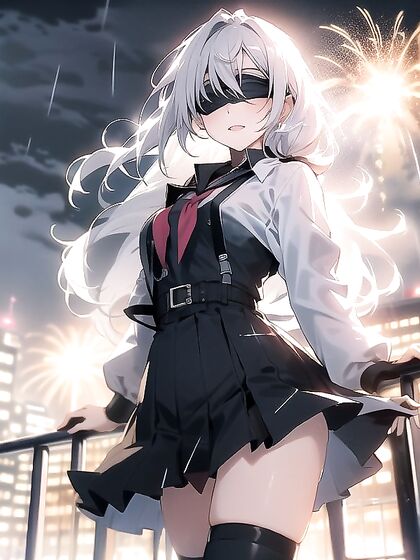 Neon Reflections and Starlit Skies - Urban Fantasy Hentai Adventures