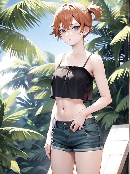 Horny Singleton Strips Down to Underpants for Solo Hentai Ecstasy