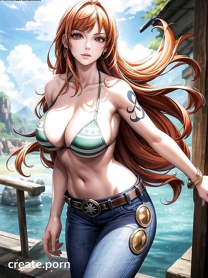 Ultra-Detailed Hentai Adventures with Nami in Explicit AI Porn Image