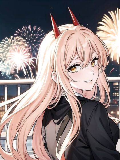 Mesmerized by Vibrant Fireworks - A Erotic hentai Adventure Over the Cityscape