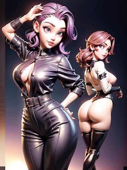 Buzzcut Harem Girl 18+s Seduce in Vibrant Sunflower Fields Hentai Fantasy