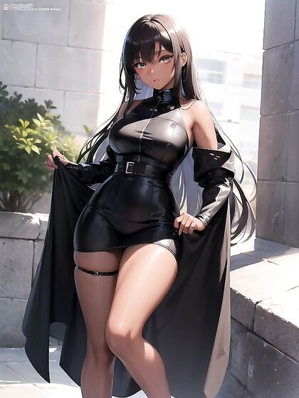 Sensational Dark-Skinned Beauty in Erotic Hentai Adventures