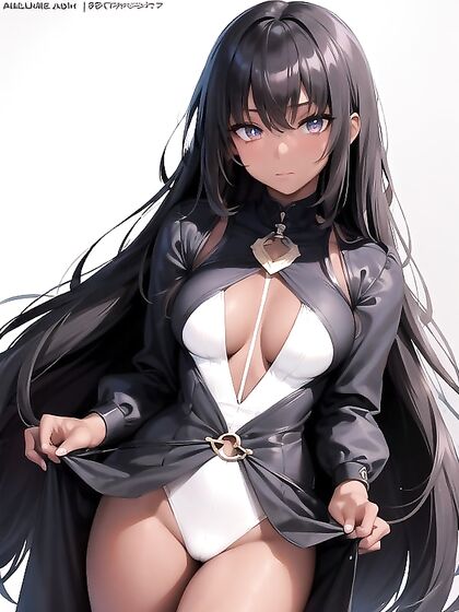 Sensual Dark-Skinned Beauty in Erotic Hentai Adventures