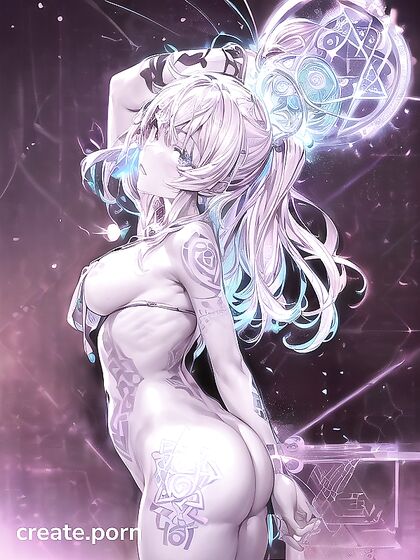 Mystery Date with Groin Tattoos and Electric Circuit Patterns in Hentai Paradise