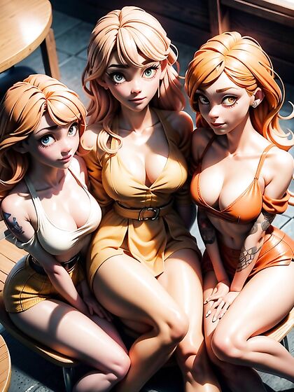 Fit Girl 18+s in 3D Cartoon Harem for Steamy Hentai Adventures