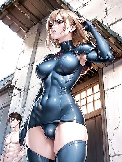 Robot Armor Waifus Feeling the Wind in Their Hair During Steamy Hentai Sessions