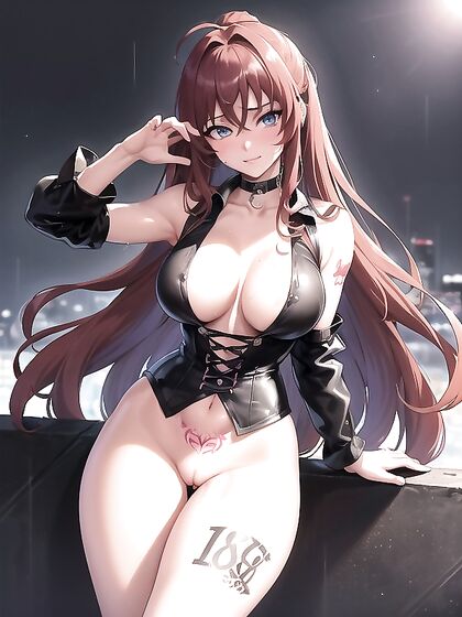 Large-Assed Beauty with Tiny 18+ Tits Gets Drenched in Rainy Hentai AI Image