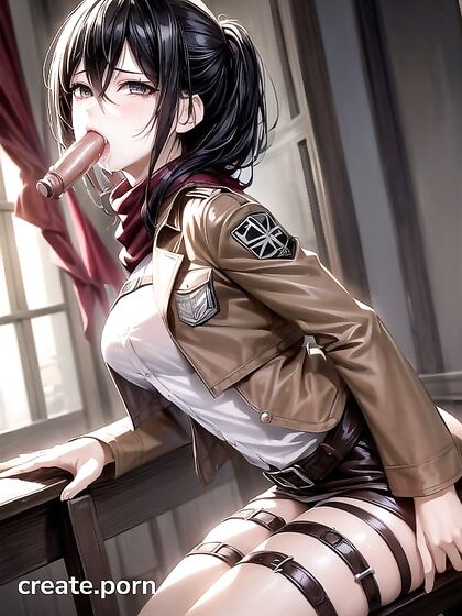 Mikasa Ackerman Enjoying Ultra-Detailed Hentai Pleasure and Intense Orgasms