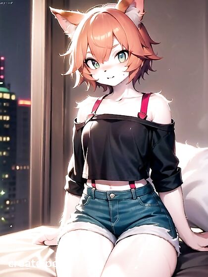 Embarrassed Girl 18+ in Extra Large Hoodie Gets Soaked in Raining Hentai AI Image