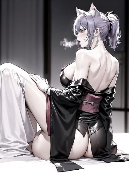 Huge Breasts and Intense Ahegao Faces in Steamy Hentai AI Image