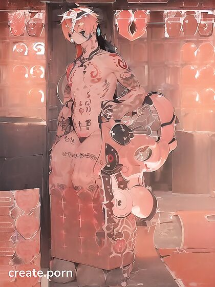 Beautiful Furry Vagina Temptation in Spreading Hentai AI Image