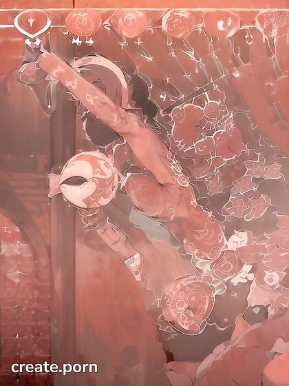 Showcasing Her Uterus Tattoo During Intense Anal Sex in Hentai'action