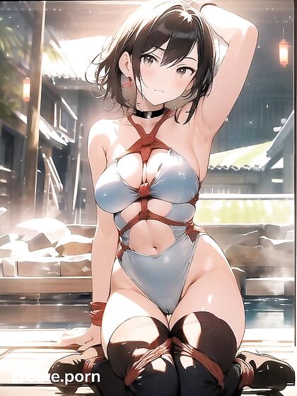 Onsen Shibari Seduction - Gazing at You for Intense Hentai Pleasure