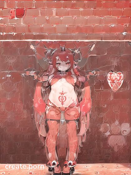 Uterus Tattooed Beauty Exploring Intense Sexual Fantasies in Hentai Animation