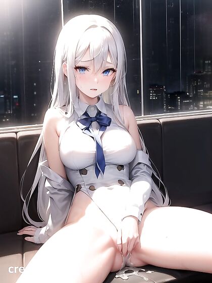 Pale-Skinned Beauty in School Uniform Enjoys Intense Hentai Pleasure