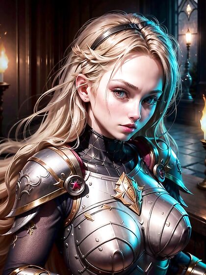 Lux from League of Legends Seduces in Steamy Hentai AI Image