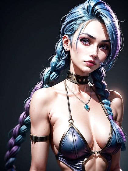 Jinx from League of Legends Stars in Mesmerizing Hentai AI Image