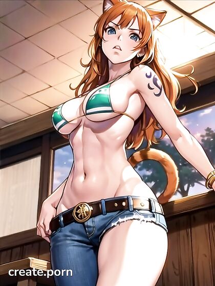 Sunny Fits into Seductive Image with Fit Wallpaper in Steaming Hentai AI Image
