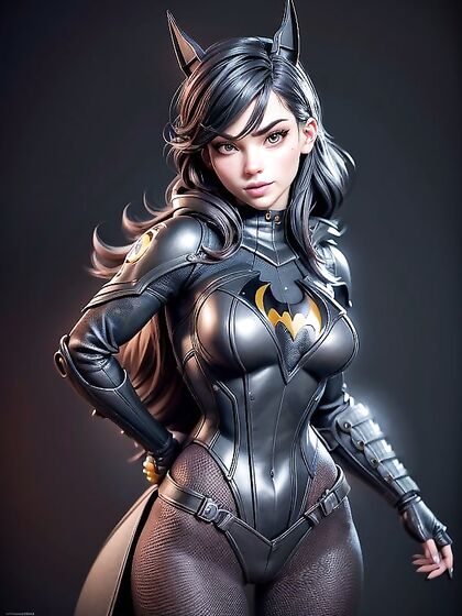 BatGirl 18+ in Steamy 3D Hentai AI Image for Ultimate Pleasure