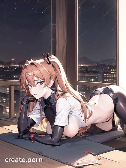 in Uniform Stares at You for Intense Classroom hentai Pleasure