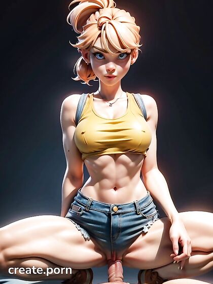 Misty from Pokémon Gets Her Massive Ass Pounded in 3D Hentai AI Image