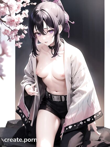 Shinobu Kochou Stripped Down for Explicit Hentai Pleasure