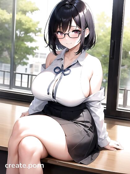 Sunny Wears See-Through Outfit for Seductive Solo Hentai AI Image