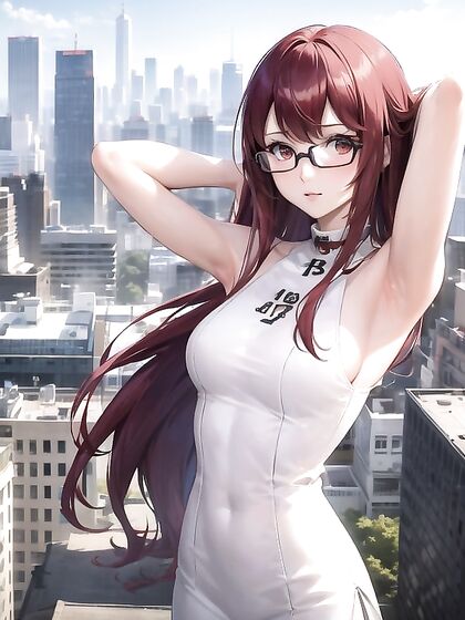 Sumire Yoshizawa Stretches Her Arms on the Rooftop for Intense Hentai Pleasure