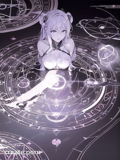 Casting Spells in a Magical Circle - Artistic Hentai Pleasure Unleashed