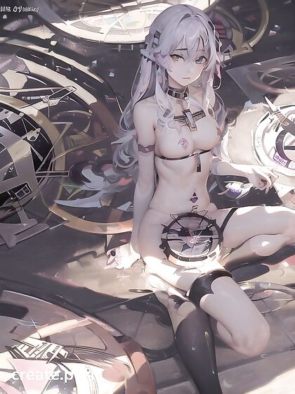 Bioluminescent Symbols Merge in an Artistic hentai Masterpiece
