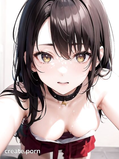 in Uniform Takes Sexy Selfies for Intimate Close-Up hentai Pleasure