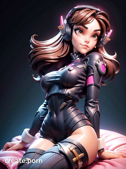Southern European Beauty with Natural Breasts in Seductive Hentai AI Image