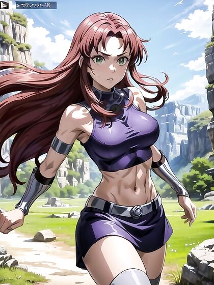 Dynamic Action Pose in a Cave - Mind-Blowing Hentai Screencaps