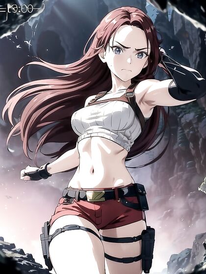 Dynamic Action Pose in Cave Fantasies - Hentai AdventurePorn
