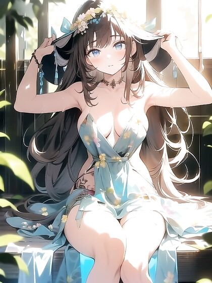 Twilight's Glowing Flora-Inspired Tattoos Ignite Passionate Hentai AI Image