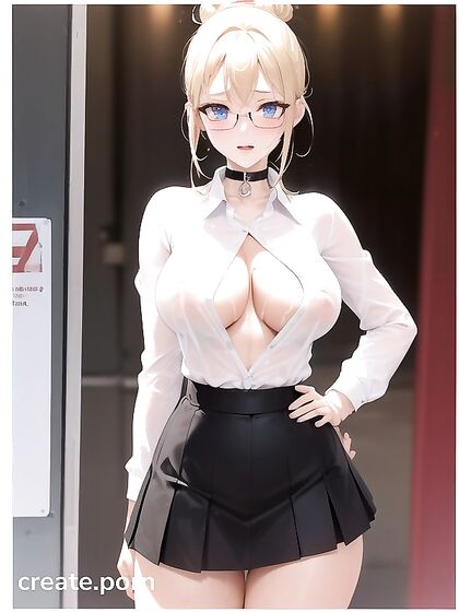 Fit Girl 18+ Gets naughty in the Streets for Steamy Hentai AI Image