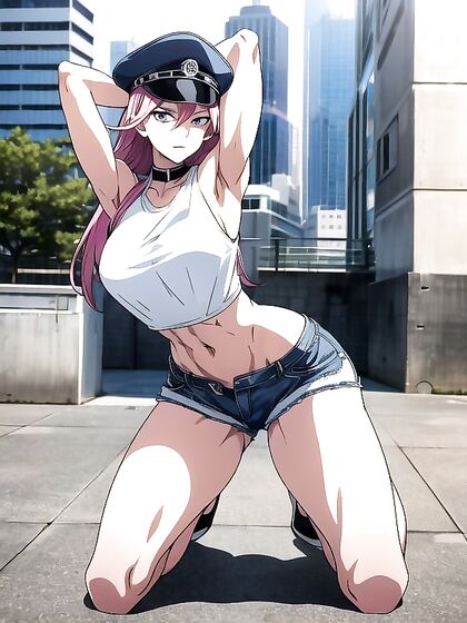 Poison from Street Fighter in Explicit Manga Panels with Multi-Angle Views