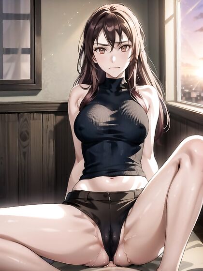 Mind-Blowing Hentai AI Image with Dynamic Poses and Scenic Views Through Windows