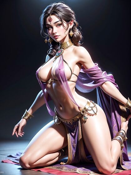 Topless Seduction in 3D Hentai for Intense AI Porn Action