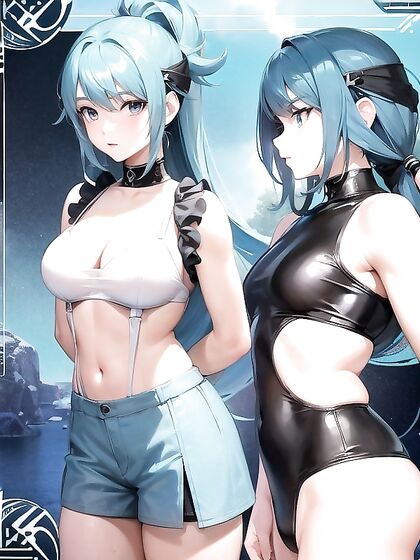 Aqua from Pokémon Seduces inMind-Blowing Hentai AI Image