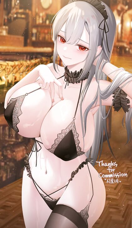 Hella Hot Hentaified Maids in XXX Lingeree By Me
