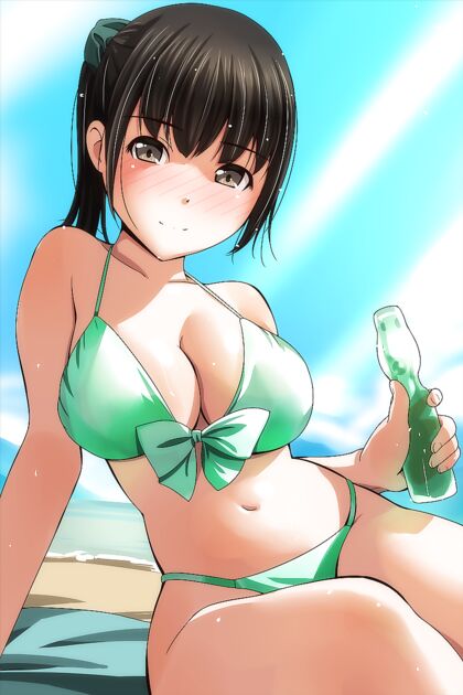 Slippery Nympho Squirts Watermelons in Public - Hentai XXX Porn