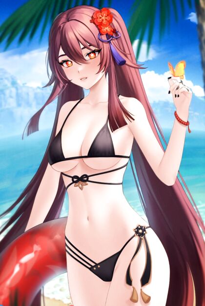 Busting out in this sexy AF swimsuit - HOLY FUCKING XXX PIC!