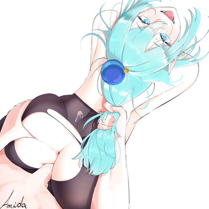 Aqua Gets Hair-pullin'-ass Pounded for Some Hot XXX Action!