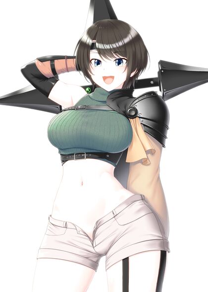 Holy Fuck! Yufi X-ing Her Pussy With Stiff Dildo While Riding on Top of Hot Stud - XXX HENTAI Pic!