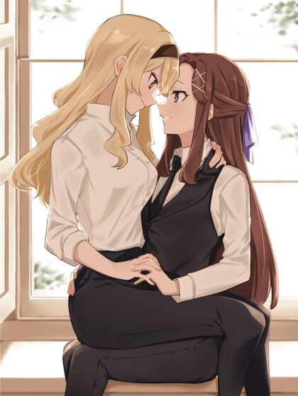 Hentaified Saijoji Sisterhood - Sappho-style Lesbian Lust with XXX Flavor!