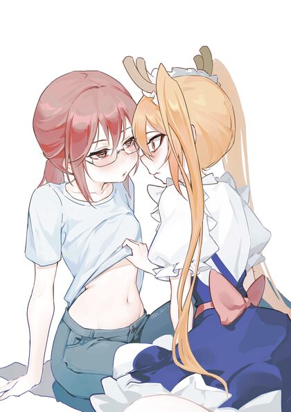 Horny AF Koboyasi & Tohru Get Down to Some Serious Hentaï XXX Action!