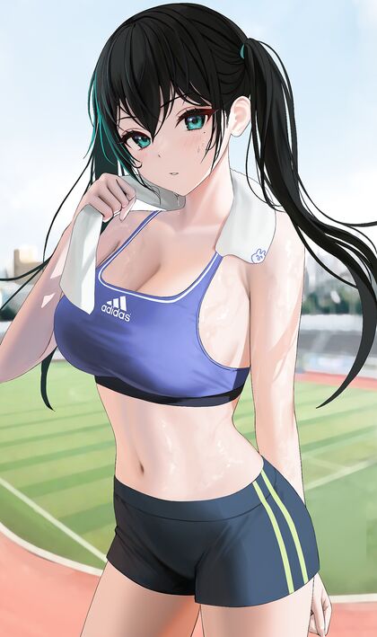 Horny AF Ath-Throb Slurping on His Jockstrap - HENTAI XXX PIC